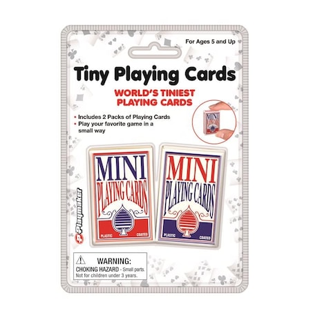 Playmaker Toys Playmaker Toys Tiny Playing Cards Blue/Red 10581